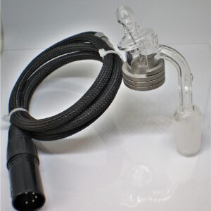 Replacment 20mm Round eNail Coil with Banger and Carb Cap - 14mm male