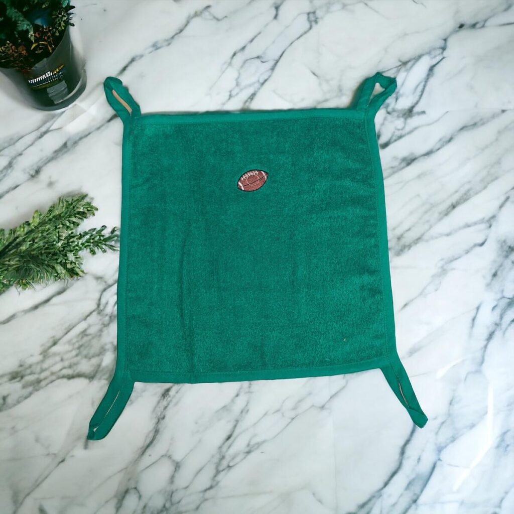 Hemp washcloth texture detail