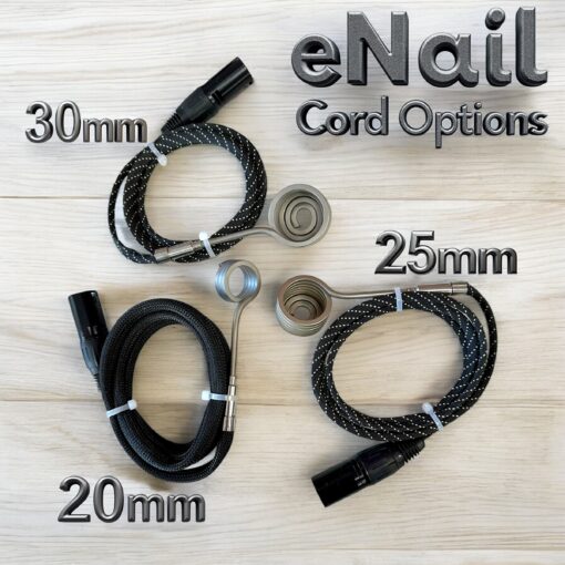 30mm 25mm Gooseneck eNail Flex Coils Deep Dish & Regular - Image 2