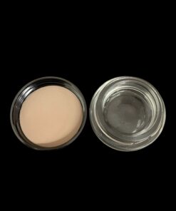 5ml - Clear Glass Puck Jars (no ridge) Containers Not Childproof
