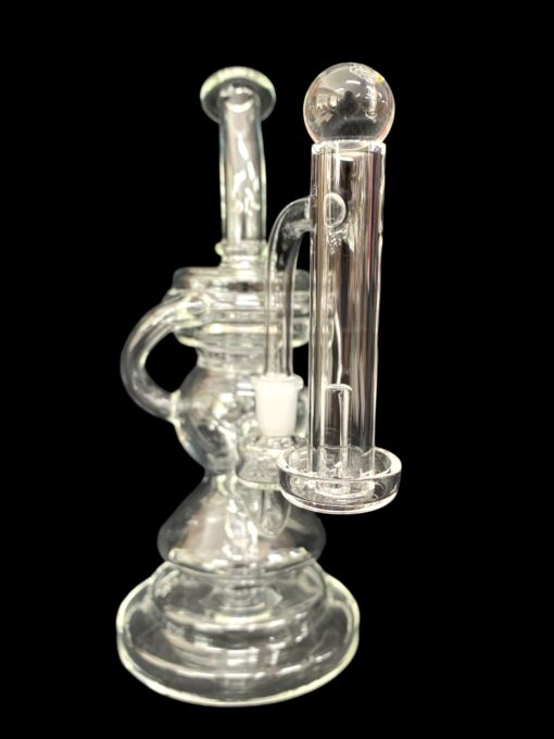 Compact 10mm Recycler Glass Rig Kit — Includes Terp Slurper & Flex Coil Option - Image 2