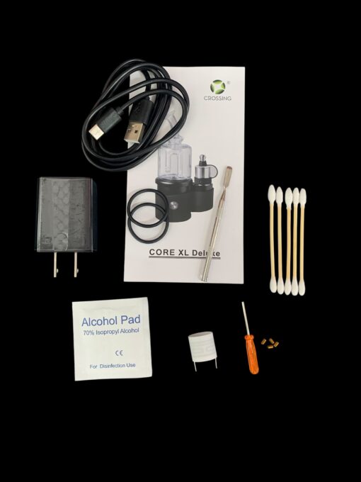 XL Deluxe Core eRig Kit- Now with 6 Heat Settings -Titanium Sleeve and Carb Cap - Image 2