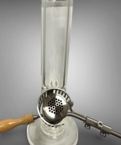 Ruby Twist Pro Ball Vape with straight tube water piece