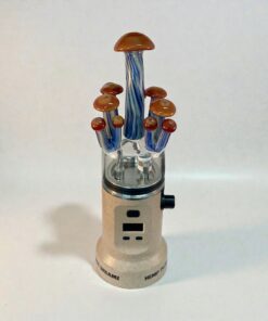 Hand-Blown Mushroom Glass Top for Nice Dreamz Fogger | Mr. Gray Glass × Space Case Glass