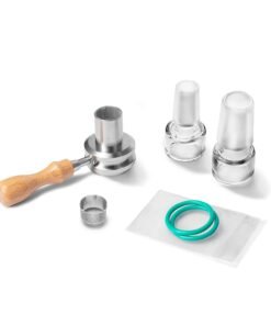 Micro Matrix Bowl — Titanium Hybrid Injector Chamber for Ruby Twist & Ball Vape