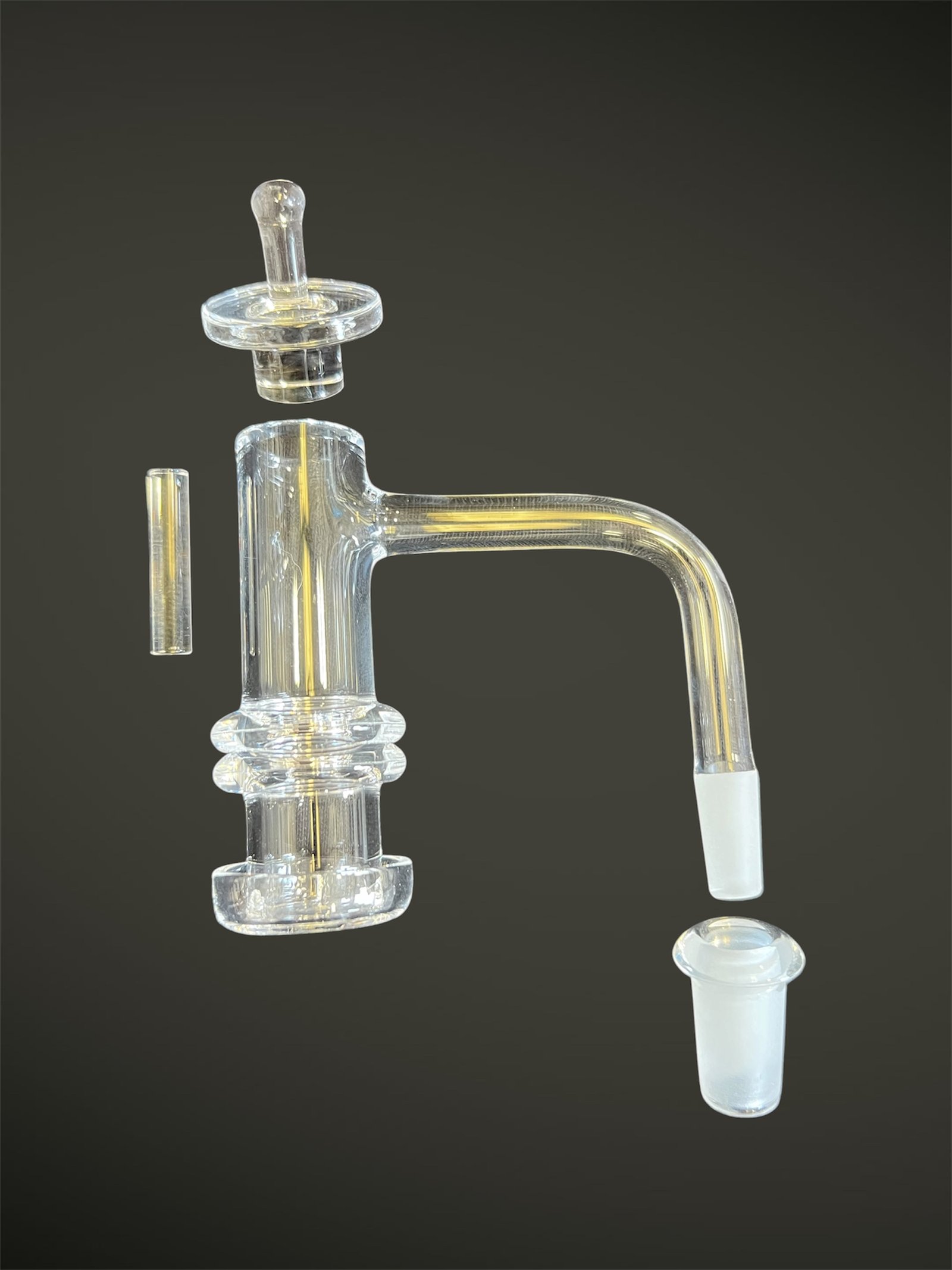 Coil Support Slurper 90 degree 10mm stem with pillar, carb cap and 14mm adapter